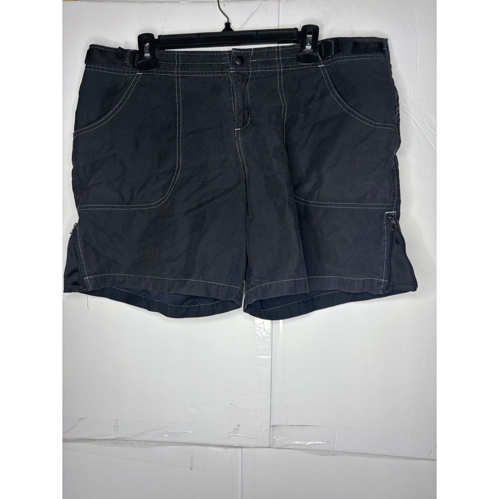 Kuhl Mens Black Kuhldry Hiking Shorts‎ Contrast Stitch Outdoor Utility Size XL